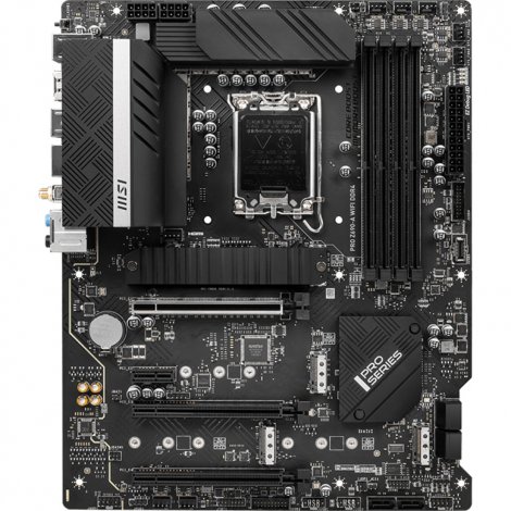 MSI Z690AWIFDDR4 | Z690-A WIFI DDR4 Desktop System Board (Motherboard) Intel Z690 Chipset Socket LGA-1700 Intel Optane Memory Ready ATX
