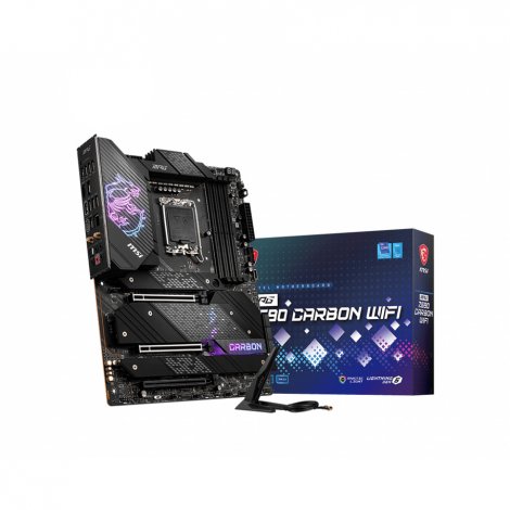 MSI Z690CARBWIFI | MPG Z690 CARBON WIFI Desktop System Board (Motherboard) Intel Z690 Chipset Socket LGA-1700 Intel Optane Memory Ready ATX