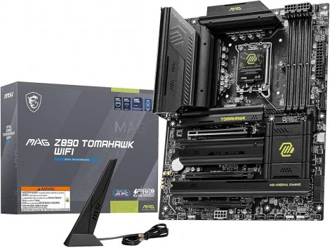 MSI Z890TOMAHAWKWIFI | TOMAHAWK WIFI Socket LGA1851 Intel Z890 Chipset DDR5 M.2 SATA 6Gb/s ATX System Board (Motherboard)