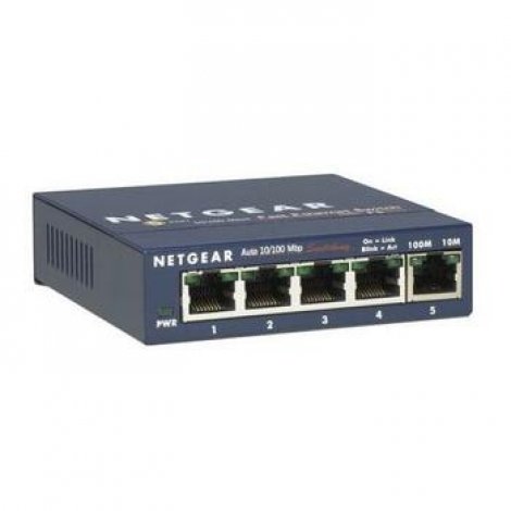 Netgear FS105-200PES | ProSafe 5-Port 10/100Mbps Fast Ethernet Switch