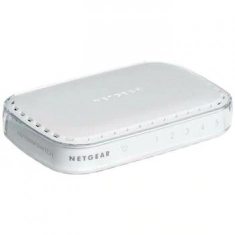 Netgear FS605-300PES | 5-Port 10/100Mbps High Performance Fast Ethernet Switch