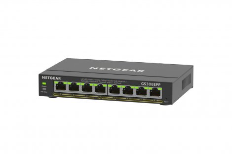 Netgear GS308EPP-100UKS | GS308EP 300 Series 8 x RJ-45 Ports PoE+ 1000Base-T L2 Unmanaged GE Network Switch