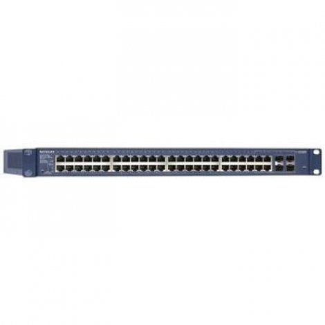 Netgear GS748TPS-100NAS | ProSafe 48-Ports 10/100/1000Mbps Gigabit Ethernet Smart Stackable PoE Switch with 4 x SFP Ports