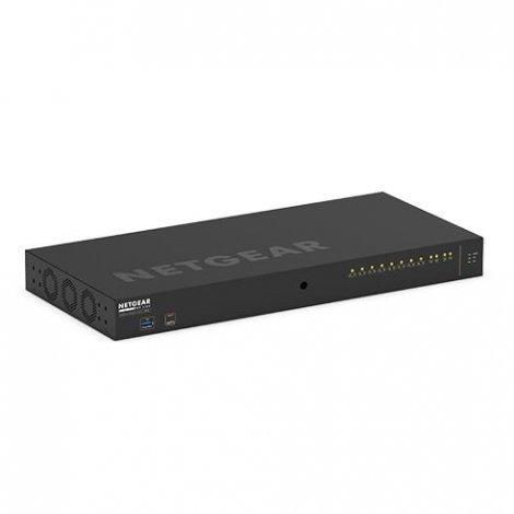 Netgear GSM4212PX-100EUS | M4250 Series M4250-10G2XF-PoE+ 8 x RJ-45 Ports PoE+ 10/100/1000Base-T + 2 x RJ-45 Ports + 2 x SFP+ Ports Layer 3 Managed 1U Rack-mountable Gigabit Ethernet Network Switch
