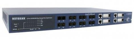 Netgear GSM712FNAB | GSM712F 10-Ports RJ-45 1000Base-T + 2 x GBIC Ports L2 Managed Gigabit Ethernet Network Switch