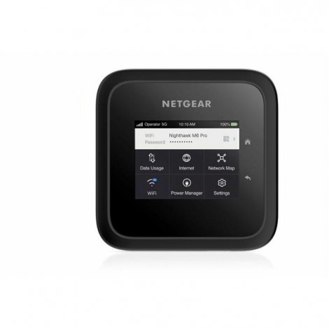 Netgear MR6550-100PAS | Nighthawk M6 MR6550 IEEE 802.11ax Dual Band 2.40/5GHz 1 x Ports RJ-45 Wi-Fi 6E 5G LTE Cellular Ethernet Modem/Wireless Router