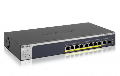 Netgear MS510TXPP-100EUS | MS510TXP 8 x Multi-Gigabit Ports PoE+ 10GBase-X + 1 x SFP+ Port + 1 x Copper SFP+ Port L3 Managed GE Switch