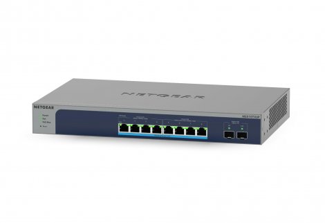 Netgear MS510TXUP-100EUS | 8 x Ports Multi-Gigabit PoE++ 10GBase-X + 2 x SFP+ Ports L3 Managed GE Network Switch