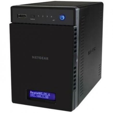 Netgear RN31442D-100NAS | ReadyNAS 314 4-Bay 4x2TB Desktop Drive Intel Atom 2.10GHz 4 x Total Bays 8TB HDD (4 x 2 TB) 2GB RAM RAID Supported HDMI 3 x US