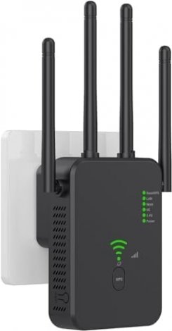Netgear WN2500RP-100PES | WN2500RP N600 Dual-Band IEEE 802.11n 5GHz 600Mbps 4 x RJ-45 Port 10/100/1000Base-T Desktop Wireless Range Extender