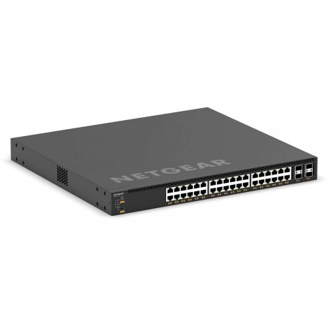 Netgear XSM4340CV-100NES | 36 x RJ45 10GbE PoE++ Ports 4 x SFP28 Ports Layer 3 Managed Network Switch