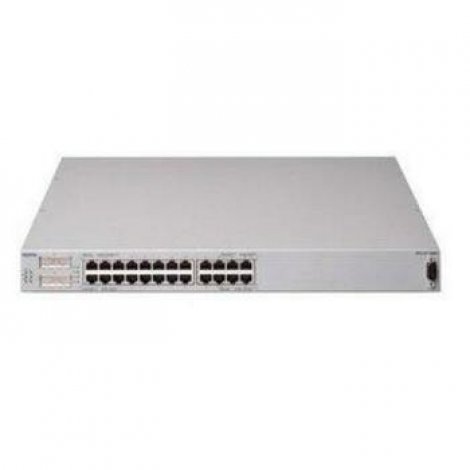 Nortel AL2012D53-E5 | Ethernet Switch 470-24T-PWR 24 Ports EN Fast EN 10Base-T 100Base-TX + 2 x GBIC (empty) 1U Stackable