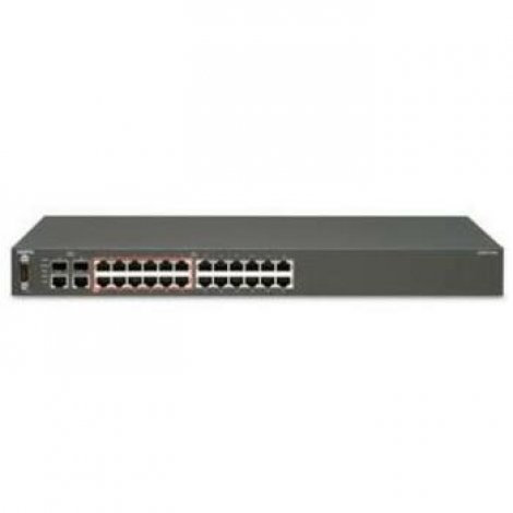 Nortel AL2515C11-E6 | Ethernet Routing Switch 2526T-PWR with 24-Ports 10/100 ports (12 ports support PoE) 2 Combo 10/100/1000 SFP Ports