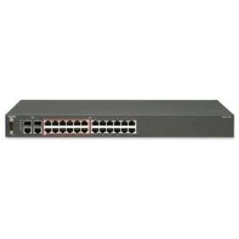 Nortel AL2515D11-E6 | Ethernet Routing Switch 2526T-PWR with 24-Ports 10/100 ports (12 ports support PoE) 2 Combo 10/100/1000 SFP Ports
