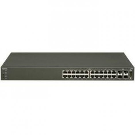 Nortel AL4500E05-E6GS | Ethernet Routing Switch 4524GT with 24-Ports 10/100/1000 BaseTX Ports 4-Port SFP with Power Cord RoHS Compliant