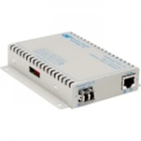 Omnitron 8506N-0-DW | iConverter 1000Mbps Gigabit Ethernet Fiber Media Converter RJ45 LC Multimode 550m Wide Temp 1 x 1000BASE-T
