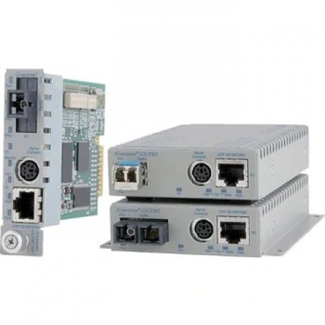 Omnitron 8926N-0-AZ | Systems iConverter GX/TM2 Transceiver/Media Converter 1 x Network (RJ-45) 1 x LC Ports DuplexLC Port Multi-mode Gigabit Ethernet 1