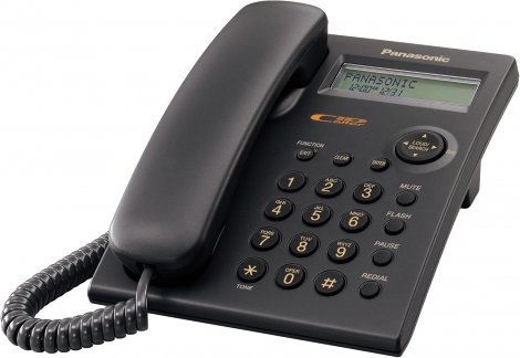 Panasonic KX-TSC11B | 1-Line Caller ID Corded Phone