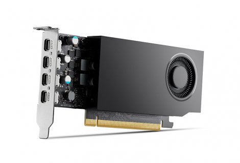 PNY VCNRTXA400ATX-PB | RTX A400 4GB GDDR6 PCIe 4.0 x8 ATX Bracket Graphics Card