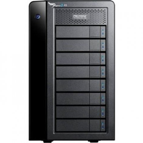 Promise P2R8HD48HUS | Pegasus2 R8 DAS Array 8 x HDD Supported 8 x HDD Installed 48TB Installed HDD Capacity