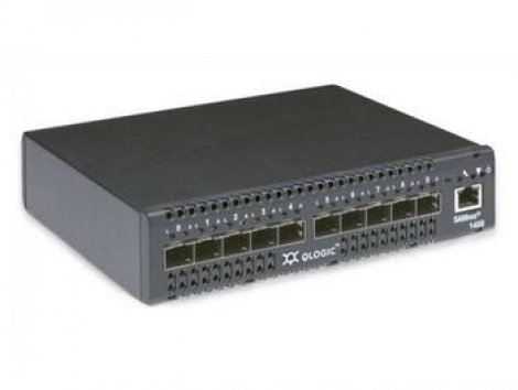 Qlogic SB1404-10AS-21 | SANbox 1400 10-Ports 10/100Base-T RJ-45 4Gbps Fiber Channel Switch without SFPs
