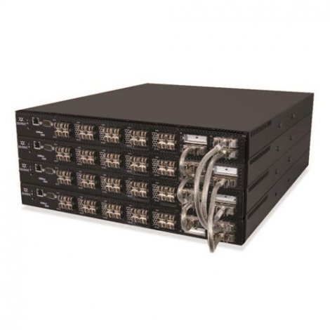 Qlogic SB5802V-08A-E | SANbox 5802V 8 x 8Gb Device Ports (Up to 20) plus 4 x 10Gb Stacking Ports (Upgradeable to 20Gb) Fiber Channel Switch