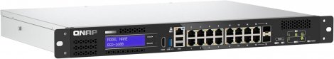 QNAP QGD-1600-4G | 14 x Ports 1000Base-T RJ-45 2 x Ports 1000Base-X RJ-45/SFP combo Layer 2 Managed 1U Rack-mountable Network Switch