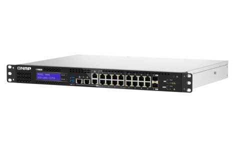 QNAP QGD-1602P-C3558-8G | 8 x Ports 2.5GBase-T PoE 8 x Ports PoE++ 2 x Port 10GbE SFP+ Managed Layer 2 Network Switch