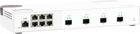 QNAP QSW-M2106-4S | 6 x Ports 10GBase-X RJ-45 4 x Ports 10GbE SFP+ Managed Layer 2 Managed Network Switch
