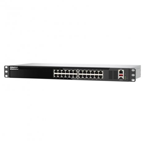 QNAP QSW-M3224-24T | 24 x Ports 10GbE RJ-45 Layer 3 Managed Layer 3 Rack Mountable Network Switch