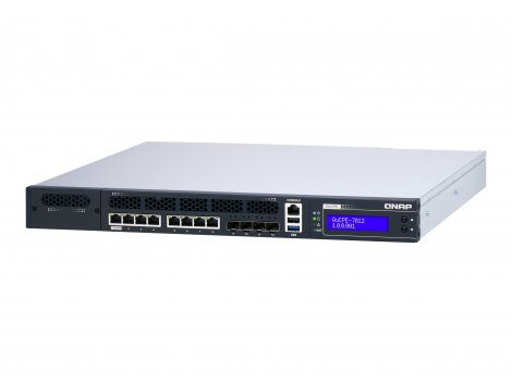 QNAP QUCPE-7012-D2123IT-8G | 8 x Ports 2.5GBase-T RJ-45 4 x Ports 10GBase-X SFP+ Cloud-Managed Layer 2 1U Rack-mountable Virtualization Appliance