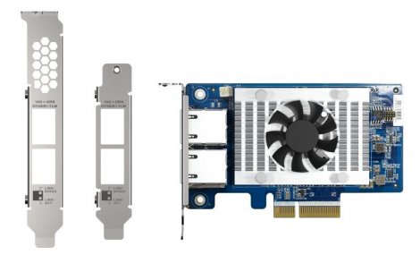 QNAP QXG-10G2T-X710 | 2 x Ports 10GbE PCI Express 3.0 x4 Low Profile Network Adapter Card