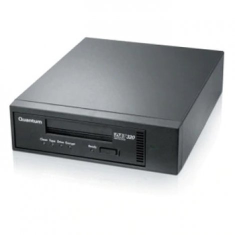 Quantum CD320UH-SST | 160GB(Native) / 320GB(Compressed) DAT 320 USB 2.0 5.25-inch Internal Tape Drive (Black)