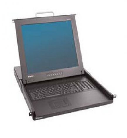 Raritan TMCAT17216 | 17-inch LCD Rackmount Console with Integrated 16-Port KVM Switch