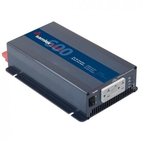 Sabrent SA-600R-124 | 600W 24VDC 120VDC Pure Sine Wave Inverter
