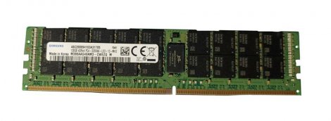 Samsung M386AAG40AM3 | 128GB PC4-25600 DDR4-3200MHz Registered ECC CL22 288-Pin LRDIMM 1.2V Quad Rank Memory Module