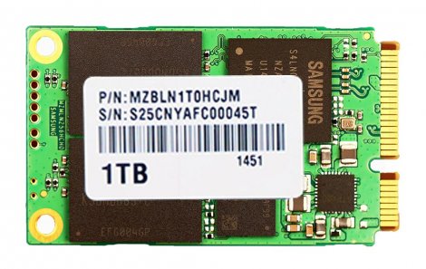 Samsung MZBLN1T0HCJM | 1TB TLC SATA 6Gbps mSATA Internal Solid State Drive (SSD)