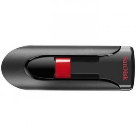 Sandisk SDCZ60-256G-A46 | Cruzer Glide 256GB USB 2.0 Flash Drive (Black / Red)