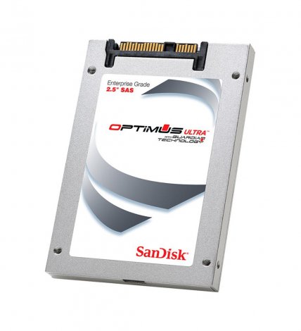 Sandisk SDLLACGW-012T-5CA1 | Optimus Ultra 1.2TB MLC SAS 6Gbps Write Intensive (AES-256) 2.5-inch Solid State Drive (SSD)