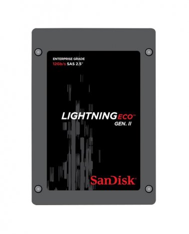 Sandisk SDLTOCKR-016T-5C03 | Lightning Eco Gen II 1.6TB eMLC SAS 12Gbps (SED / ISE) 2.5-inch Internal Solid State Drive (SSD)