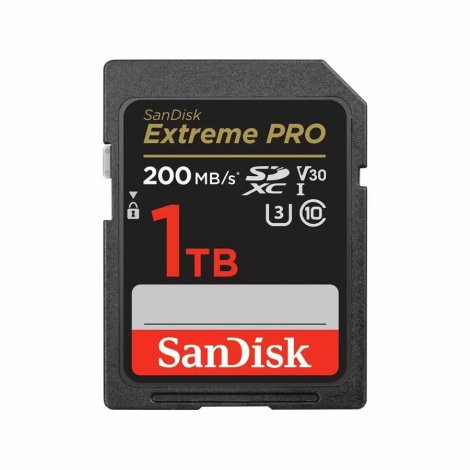 Sandisk SDSDXXD-1T00-ANCIN | Extreme PRO 1 TB Class 10/UHS-I (U3) V30 SDXC Memory Card