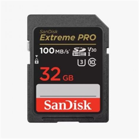 Sandisk SDSDXXO-032G-ANCIN | Extreme PRO 32 GB Class 10/UHS-I (U3) V30 SDHC 1 Pack