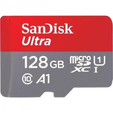Sandisk SDSQUAB-128G-AN6MA | Ultra 128 GB Class 10/UHS-I (U1) microSDXC 1 Pack