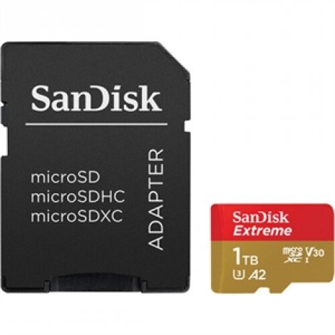 Sandisk SDSQXAV-1T00-AN6MA | Extreme 1 TB Class 3/UHS-I (U3) V30 microSDXC