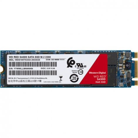 Sandisk WDS100T1R0B-68A4Z0 | Red SA500 1TB SATA 6Gb/s M.2 2280 Internal NAS Solid State Drive (SSD)