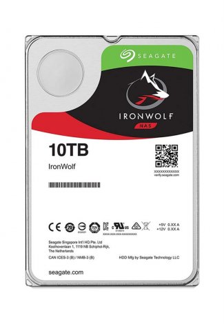 Seagate ST10000VNZ004 | IronWolf 10TB 7200RPM SATA 6Gbps 256MB Cache 3.5-inch Hard Drive