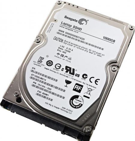Seagate ST1000LM014-SSHD | Laptop SSHD 1TB 5400RPM SATA 6Gbps 64MB Cache 8GB MLC NAND SSD 2.5-inch Hybrid Hard Drive