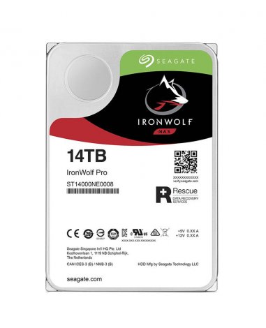 Seagate ST14000NEA008 | IronWolf Pro 14TB 7200RPM SATA 6Gbps 256MB Cache (512e) 3.5-inch Hard Drive