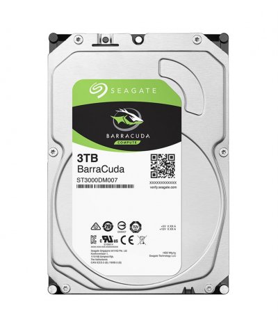 Seagate ST3000DMA07 | Barracuda 3TB 5400RPM SATA 6Gbps 256MB Cache 3.5-inch Hard Drive
