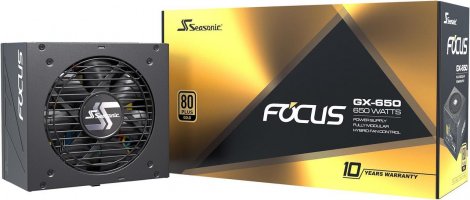 Seasonic FOCUS GX-650 | Focus Plus 650W 650 Gold ATX Power Supply